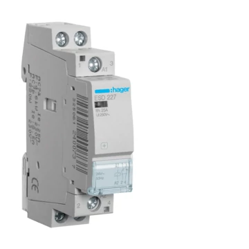 HAGER Mágneskapcsoló, 1Z+1NY, 25A, 24V AC, moduláris (ESD227)