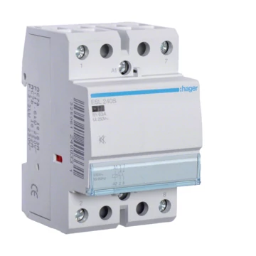 HAGER Csendes mágneskapcsoló, 2Z, 40A, 12V AC/DC, moduláris (ESL240S)