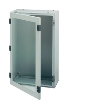 HAGER Orion Plus fémszekrény, IP65, átlátszó ajtós, 650x500x250mm (FL170A)