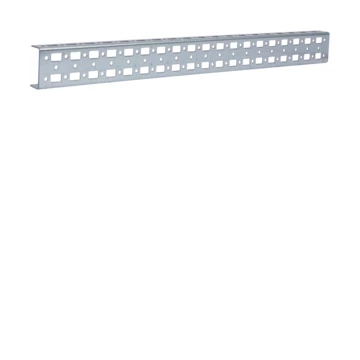HAGER Quadro+ evo perforált DIN sín, konzolokra, 50mm mag., 600mm mély cellákhoz (FN885E)
