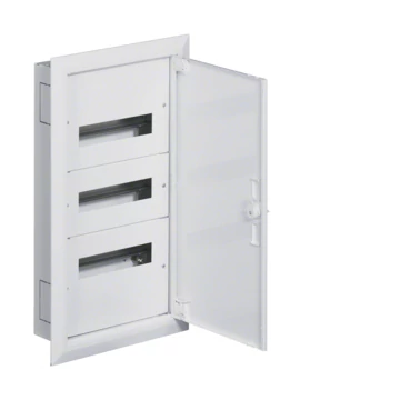 HAGER Univers mezős elosztó, süllyesztett, maszkolt, IP30, 36M, N+PE, I.év.oszt. 620x334x110mm (FW312FT)