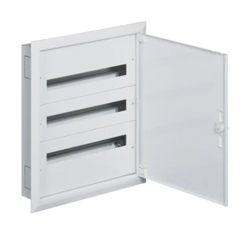 HAGER Univers mezős elosztó, süllyesztett, maszkolt, IP30, 72M, N+PE, I.év.oszt. 620x550x110mm (FW324FT)