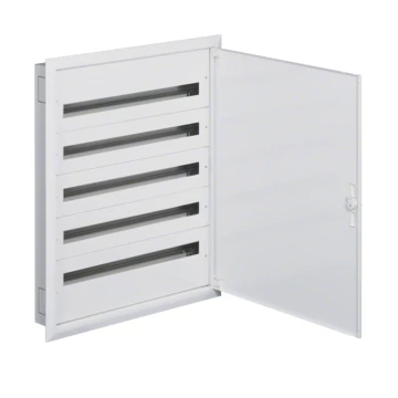 HAGER Univers mezős elosztó, süllyesztett, maszkolt, IP30, 180M, N+PE, I.év.oszt. 920x766x110mm (FW536FT)