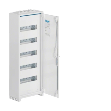 HAGER Univers mezős elosztó, falon kívüli, maszkolt, IP44, 60M, N+PE, II.év.o. 800x300x161mm (FWB51)