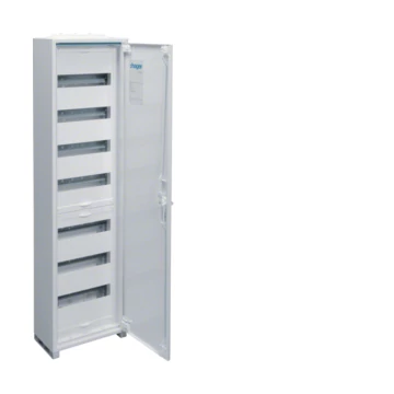 HAGER Univers mezős elosztó, falon kívüli, maszkolt, IP44, 84M, N+PE, II.év.o. 1100x300x161mm (FWB71)