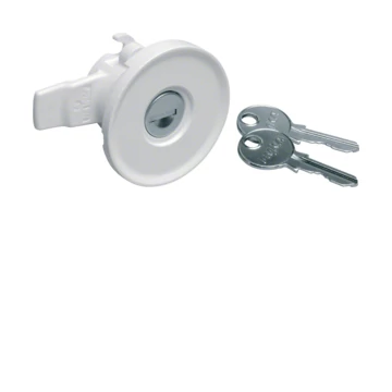 HAGER Quadro 4/fali Quadro 5 kulcsos zár, Nr. 1243E betéttel, 2db kulccsal (FZ597)