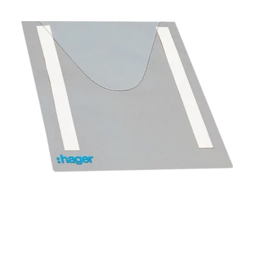 HAGER Tervtartó átlátszó műanyagból, öntapadós, A4, 230x310mm (FZ794)