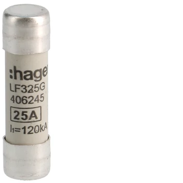 HAGER Hengeres olvadóbiztosítóbetét, 10x38 mm, gG, 25 A (LF325G)