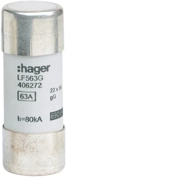 HAGER Hengeres olvadóbiztosítóbetét, 22x58 mm, gG, 32 A (LF532G)