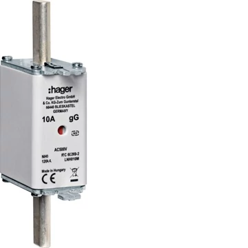 HAGER NH0 gG 50A 500V Késes biztosító (LNH050M)
