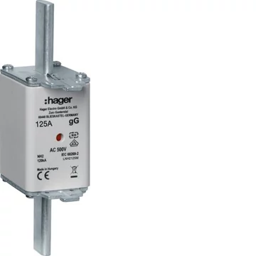 HAGER NH2C gG 125A 500V Késes biztosító (LNH2125M)