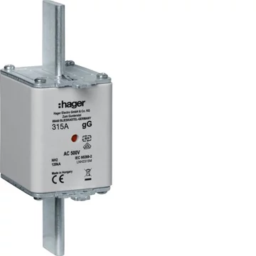 HAGER NH2 gG 315A 500V Késes biztosító (LNH2315M)