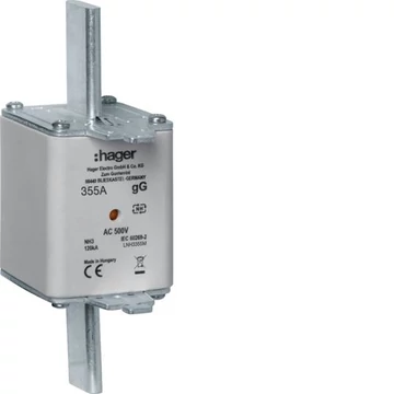 HAGER NH3C gG 355A 500V Késes biztosító (KS006430) (LNH3355M)