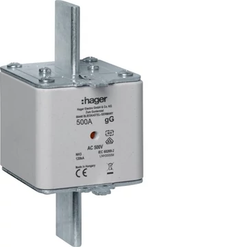 HAGER NH3 gG 500A 500V Késes biztosító (LNH3500M)