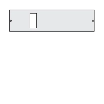 HAGER Quadro x160 kompakt kész. vízsz. beépítő készlet 150x600mm, I.é.v.oszt. (UC013H)