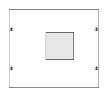 HAGER Quadro x/h250 kompakt kész. függ. beépítő készlet 300x350mm, I.é.v.oszt. (UC020H)