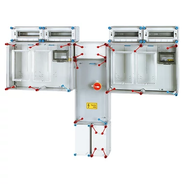 HENSEL HCS422+MF Csoportos mérőhely (1091568)