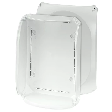 HENSEL EB 50 G Üres tokozat, sima oldalfalakkal, szürke (62000253)