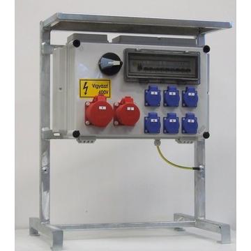 HENSEL Felvonulási szekrény 63A, 43kVA, 680x510mm, IP65