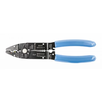 HÖGERT Szigetelés eltávolító fogó, 215 mm, 0,5-6,0 mm2 (22-10 AWG) (HT1P220)
