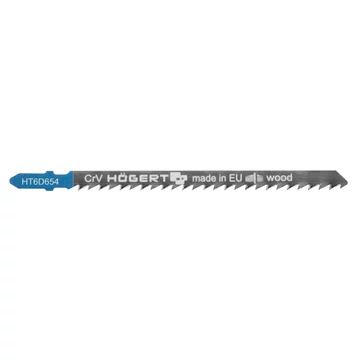 HÖGERT T-szárú dekopír fűrészlap, 132 mm, gyorsvágó, 2 db/bliszter (HT6D654-2)