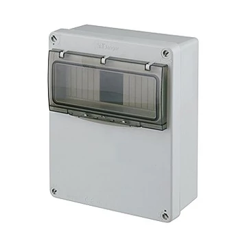 JANGAR Ipari doboz üres 4-8M, átlátszó ajtóval, IP65, 180x230x80mm (3518)