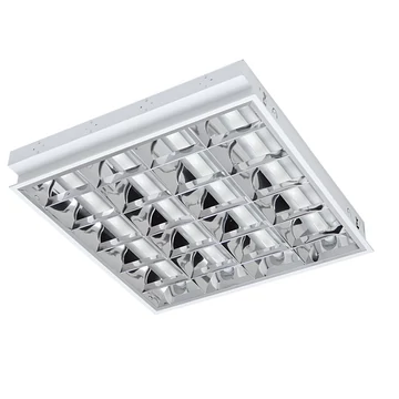 KANLUX REGIS 3 EVG 418 PT beltéri, tükros fénycsöves mennyezeti lámpa, 4x18W, 595x610mm, T8 (armatúra) (19730)