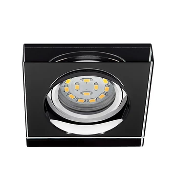 KANLUX MORTA B CT-DSL50-B spotlámpa, max 50W, 90x90mm, MR16, fekete (22110)