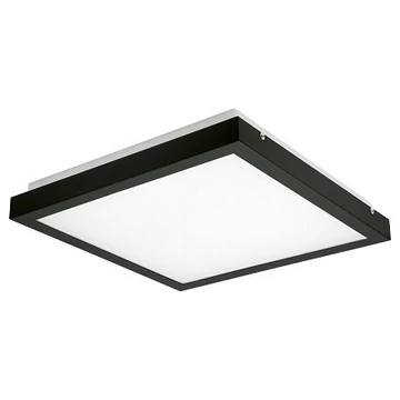 KANLUX TYBIA LED 38W-NW B beltéri mennyezeti lámpa, 410x410mm, 3800 lm, 4000 K, fekete (24642)