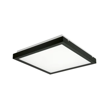 KANLUX TYBIA M 25W-NW B beltéri mennyezeti lámpa, 320x320mm, 2600 lm, 4000 K, fekete (24645)