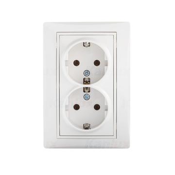 KANLUX DOMO 01-1270-102 Dupla dugalj komplett, fehér (24740)