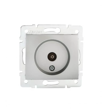 KANLUX DOMO 01-1300-043 Antenna csatlakozó aljzat, ezüst (24861)
