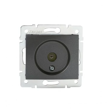 KANLUX DOMO 01-1300-041 Antenna csatlakozó aljzat, grafit (24920)