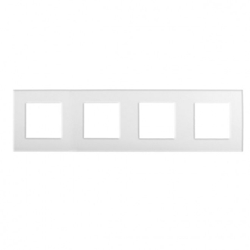 KANLUX BIURO 04-1490-102 Négyes keret, vízszintes, fehér (25343)