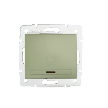 KANLUX DOMO 01-1140-250 Jelzőfényes alternatív kapcsoló, pezsgő (25372)