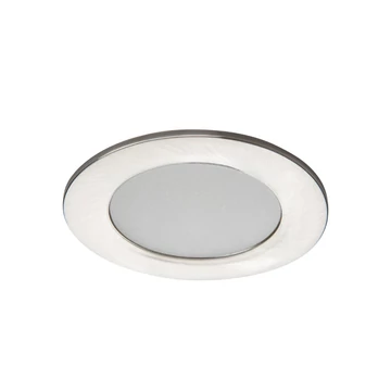 KANLUX IVIAN LED 4,5W SN-WW spotlámpa, Ø83mm, 340 lm, 3000 K, szatén nikkel, IP44 (25781)