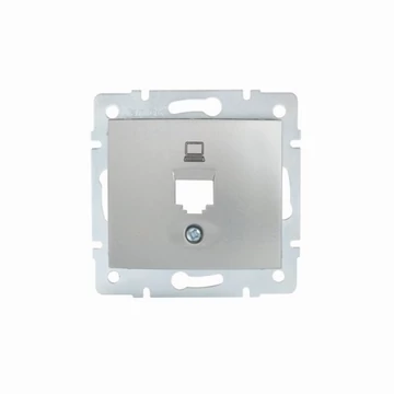 KANLUX DOMO 01-1399-043 Csatlakozó aljzat burkolat, ezüst (25922)