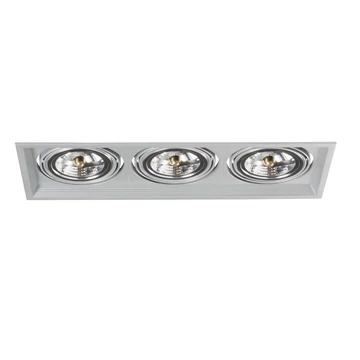 KANLUX ARTO 3L-SR spotlámpa AR-111, 3x35W, G53, ezüst (26616)