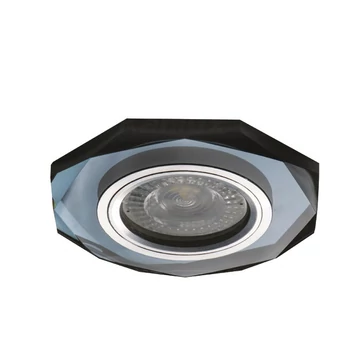 KANLUX MORTA OCT-B dekorációs keret spotlámpához, 90x98mm, fekete (26715)