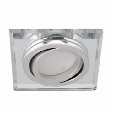 KANLUX MORTA CT-DTL50-SR dekorációs keret spotlámpához, 90x90mm, ezüst (26718)