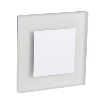 KANLUX APUS LED W-WW lépcsővilágító lámpa, 12 DC, 75x75mm, 0.8W, 13 lm, 3000 K, fehér (26840)