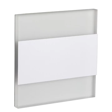 KANLUX TERRA LED W-WW lépcsővilágító lámpa, 12 DC, 75x75mm, 0.8W, 13 lm, 3000 K, fehér (26842)