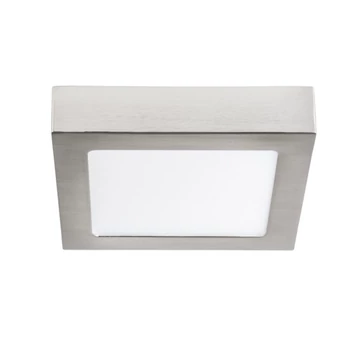 KANLUX KANTI V2LED 12W-NW-SN fali, mennyezeti lámpa, 170x170mm, 720 lm, 4000 K, IP20, szatén nikkel (27212)