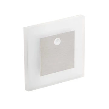 KANLUX APUS LED PIR WW lépcsővilágító lámpa 12V, mozgásérzékelővel, 0,8W, 13 lm, 3000 K, rozsdamentes acél (27370)