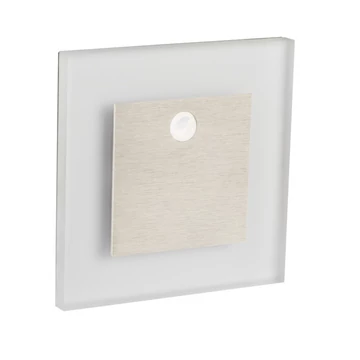 KANLUX APUS LED PIR NW lépcsővilágító lámpa 12V DC, mozgásérzékelővel, 0,8W, 14 lm, 4000 K, rozsdamentes acél (27379)