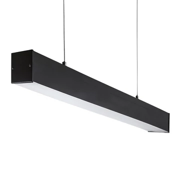 KANLUX ALIN 4LED 1X120-B beltéri mennyezeti lámpa 120 cm, fekete (27414)