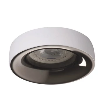 KANLUX ELNIS L W/A dekorációs keret spotlámpához, Ø98mm, fehér/antracit (27805)