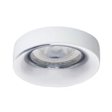 KANLUX ELNIS L W/C dekorációs keret spotlámpához, Ø98mm, fehér/króm (27806)