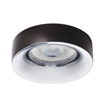 KANLUX ELNIS L A/C dekorációs keret spotlámpához, Ø98mm, antracit/króm (27808)