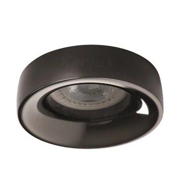 KANLUX ELNIS L A dekorációs keret spotlámpához, Ø98mm, antracit (27809)